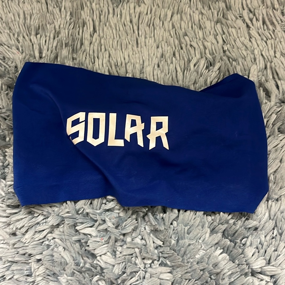 Solar soccer headband